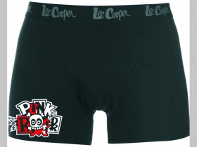 Punk rock čierne trenírky BOXER s tlačeným logom, top kvalita 95%bavlna 5%elastan